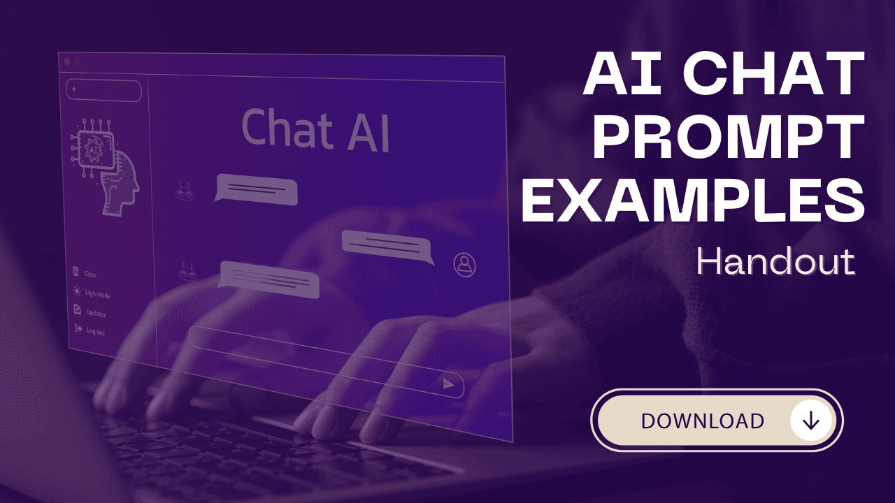 AI Chat Prompt Examples Handout