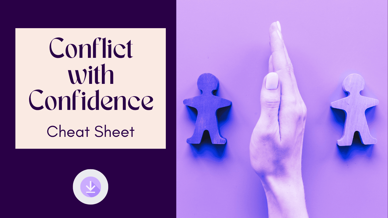 Conflict with Confidence Cheat Sheet
