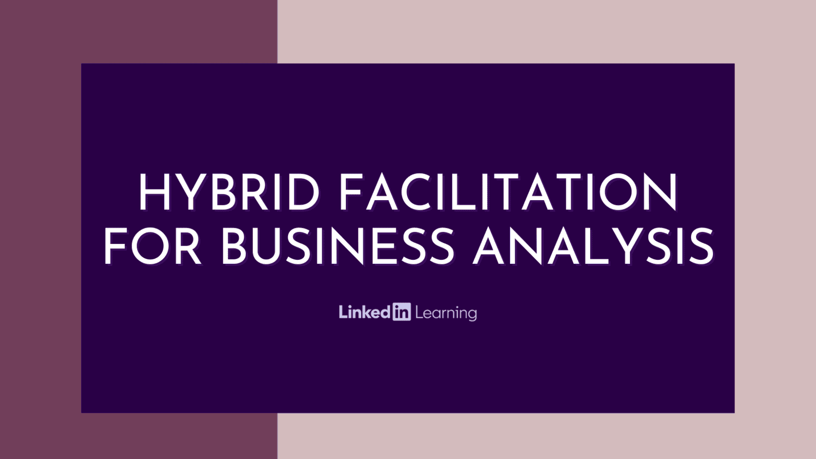 Hybrid Facilitation for Business Analysis
